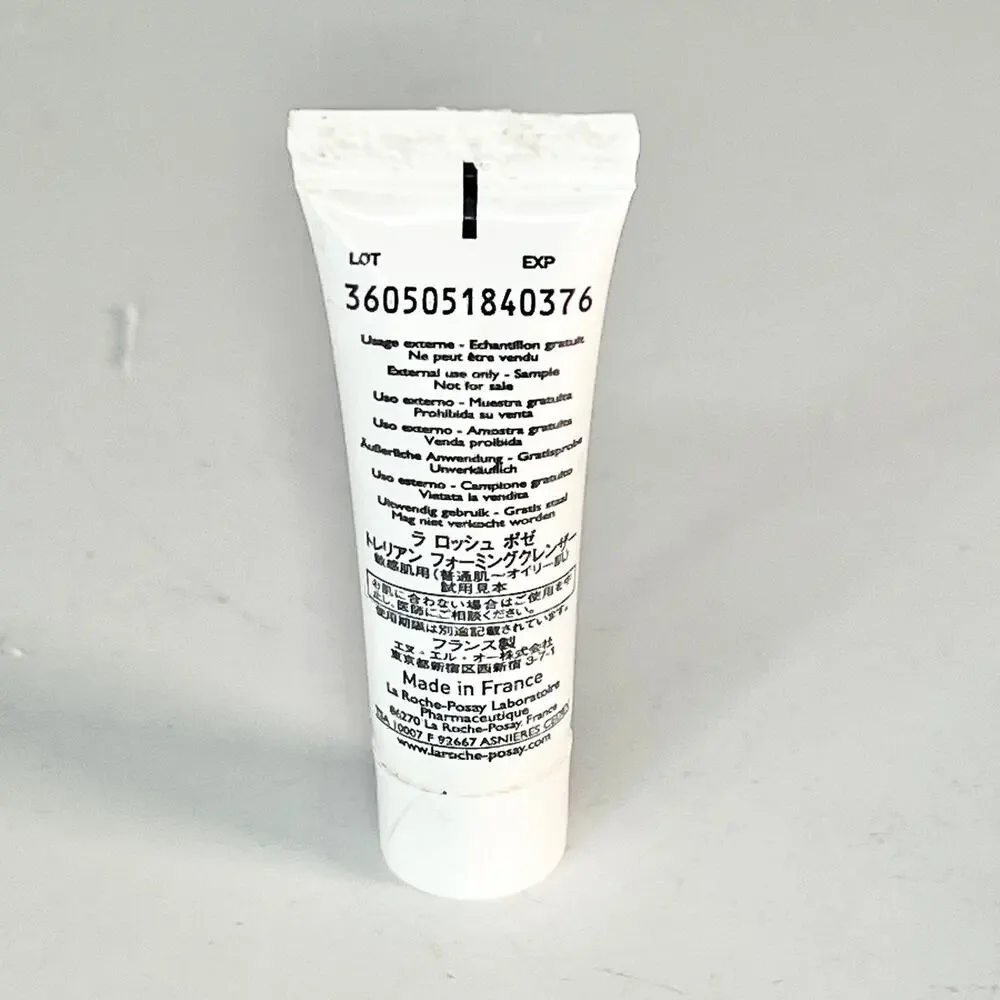 La Roche Posay Toleriane Purifying Foaming Cleanser Face Wash Travel .1 oz New
